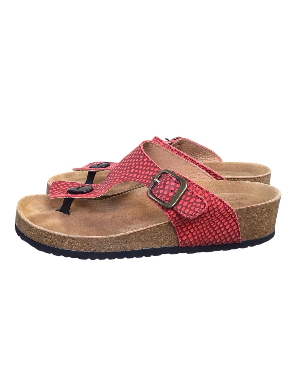 Spring Step Estelle Leather Flat Sandals